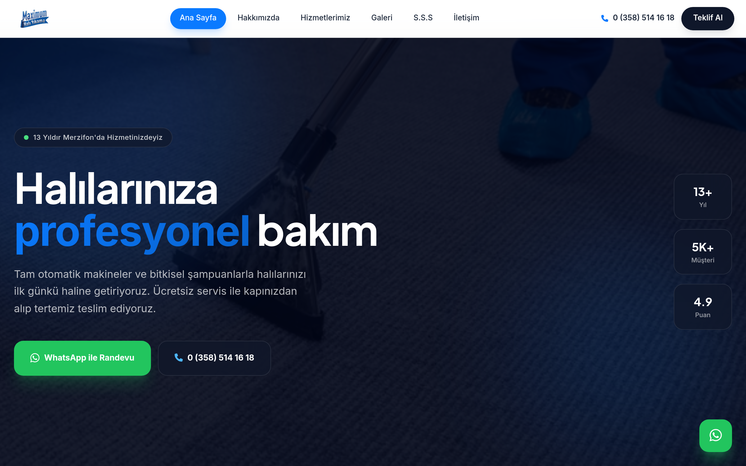 Maximum Halı Yıkama