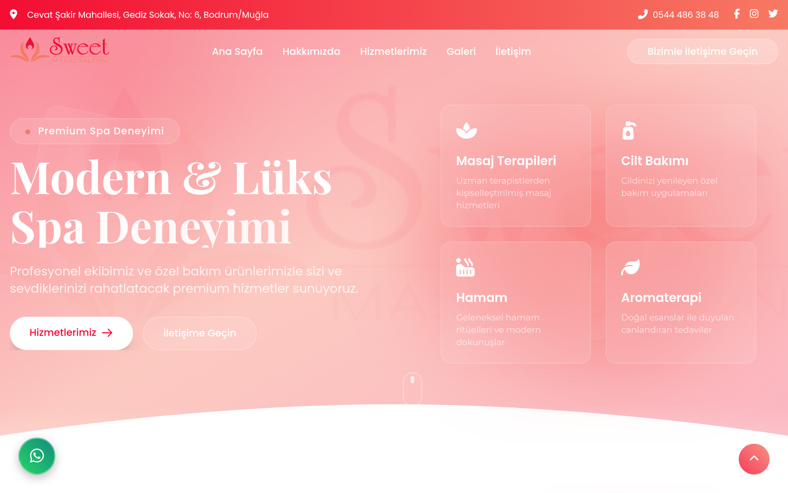 Sweet Spa — Masaj & Bakım Merkezi